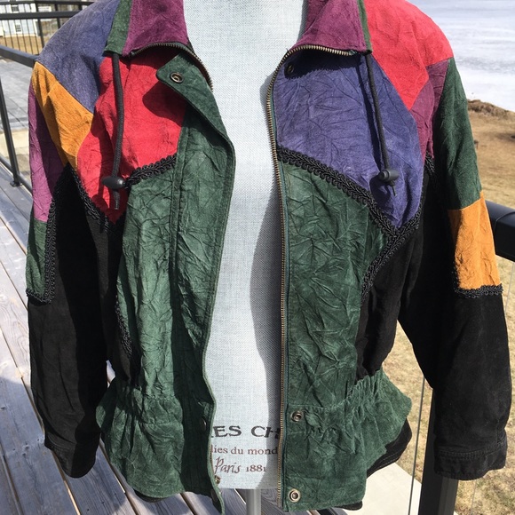 Chia Leather Bomber Jacket - Picture 8 of 13